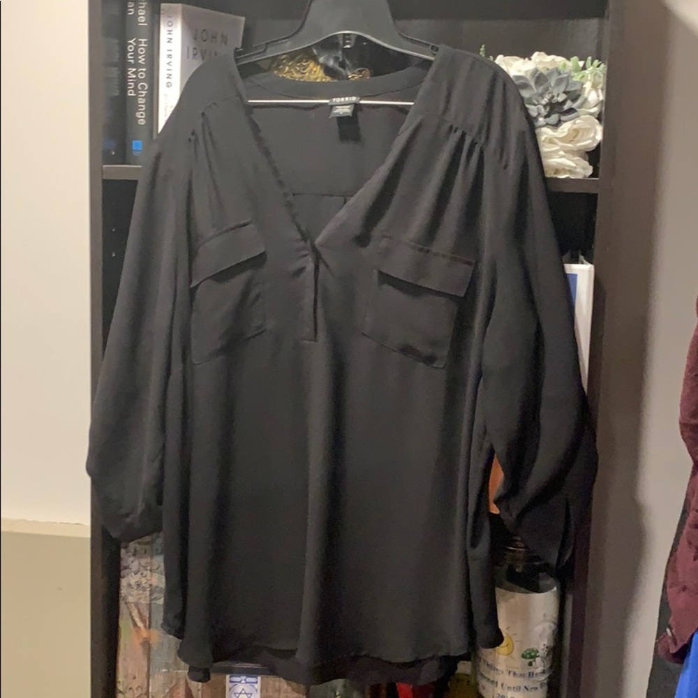 Torrid georgette blouse